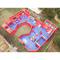 Interactive Ninja Games in Inflatable Theme Parks